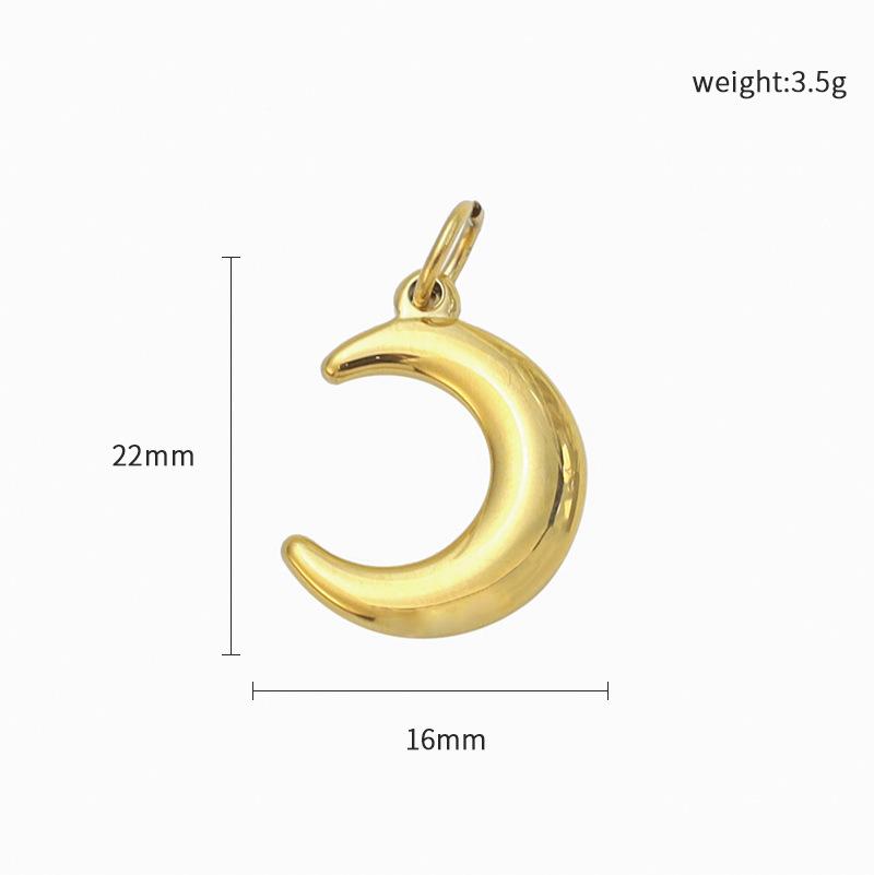 Personalized Diy Electroplated Stainless Steel Marine Life Pendant, Gold, Starfish Diy Handmade Necklace Jewelry Accessories