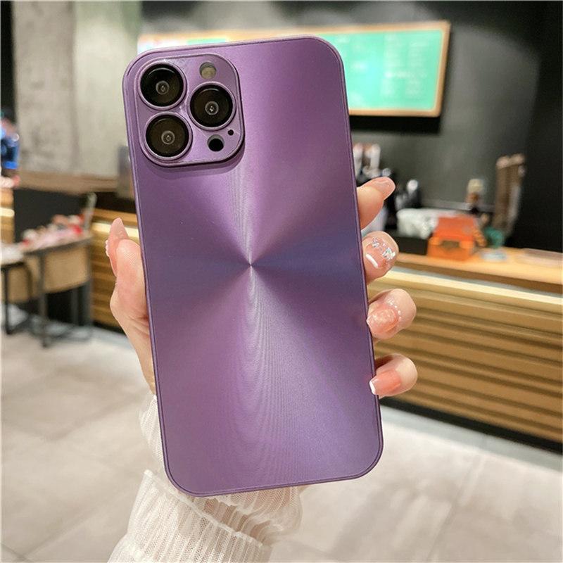 Per iPhone 14 Pro Max Lusso Abbagliante CD Linee Quadrate Custodia in silicone con cornice in silicone per iPhone 11 12 13 14Plus Coperchio protettivo per lenti