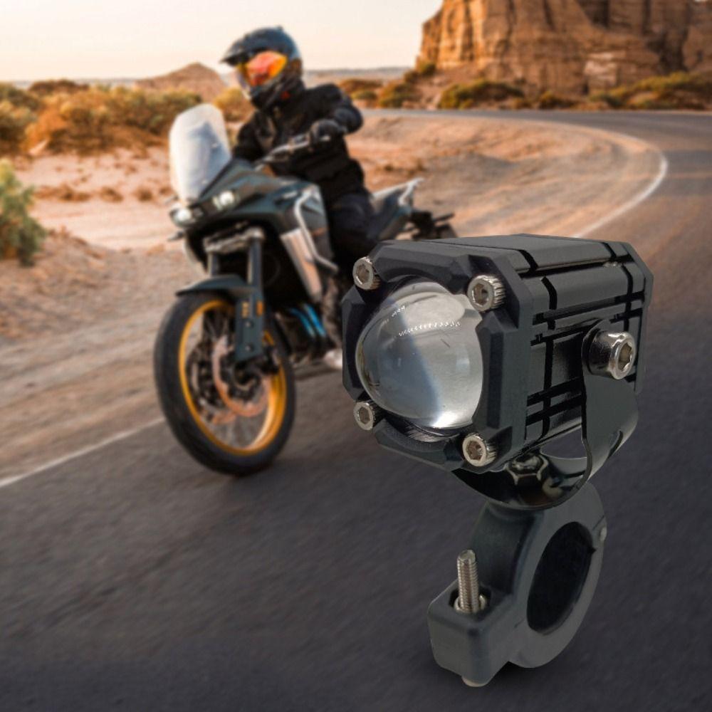 2pcs Waterproof Motorcycle Auxiliary Light Motorcycle Work Light Night Riding