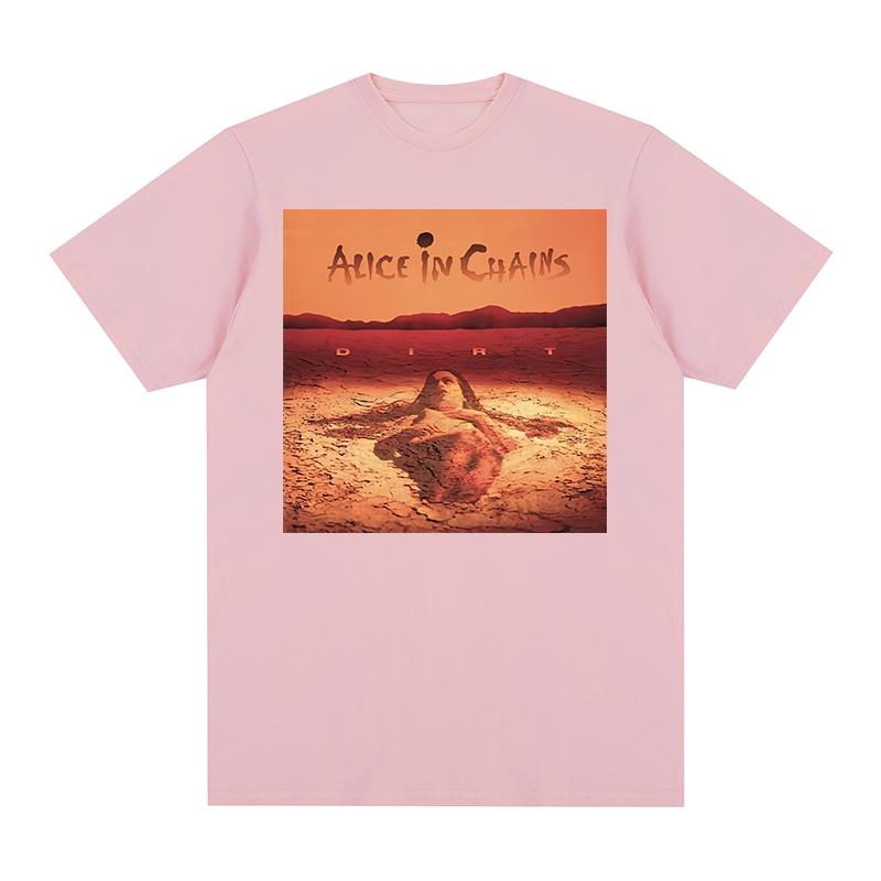 ALICE IN CHAINS Vintage tshirt Black Dirt Album Cotton Unisex T shirt New TEE TSHIRT Womens tops