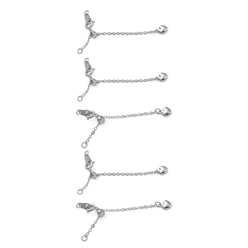Multipurpose Adjustable Length Chain Lobster Clasp Extension Chain Charm Pendant for Comfort Fits Jewelry Accessory