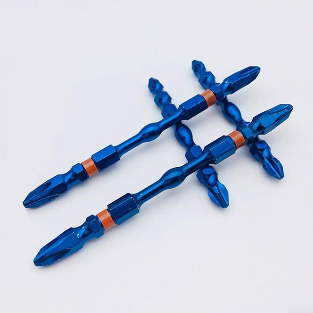 Schraubendreher-Bit magnetisch PH 2 1/2 Stück legierter Stahl blau