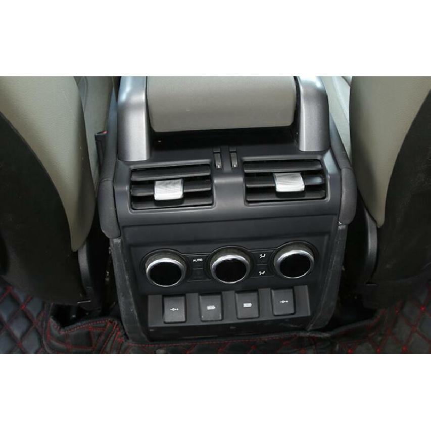 For Defender 110 - ABS Silver Rear Air Conditioner Lever trim 2PCS