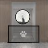 1 Porte de Sécurité Réglable Anti-Saut pour Animaux de Compagnie, Adaptée aux Encadrements de Porte - Facile à Installer Barrière d'Isolation en Maille pour Chien et Chat, Matériau Durable
