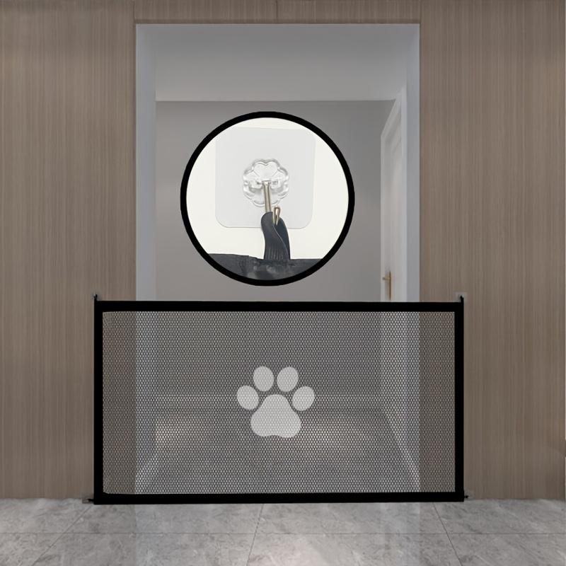 1 Porte de Sécurité Réglable Anti-Saut pour Animaux de Compagnie, Adaptée aux Encadrements de Porte - Facile à Installer Barrière d'Isolation en Maille pour Chien et Chat, Matériau Durable