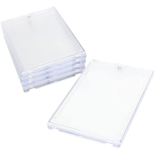 MOICA Card Loader, Trading Card Case, Magnetic Loader, Card Display Case with Stand, Protective Storage, Acrylic Trading Card Case for Yu-Gi-Oh!, Poke