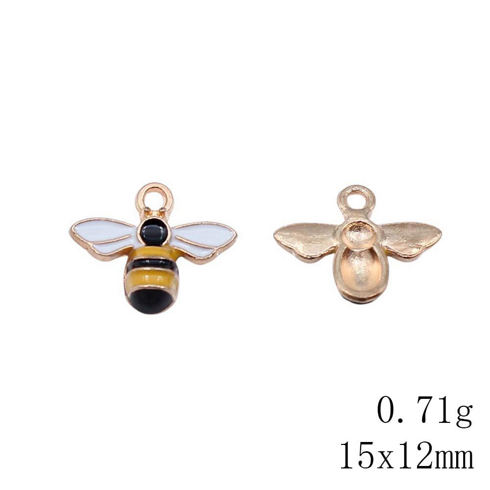 Wedding Anniversary Bracelet Charms Butterfly Bee Enamel Charms Pendant Audience Bracelet Pendants