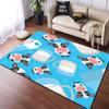 Tapis de Dessin Animé Bande Dessinée Belle Peinture pour Salon Tapis Grande Surface Noir Tapis Doux Décoration de la Maison Tapis Boho