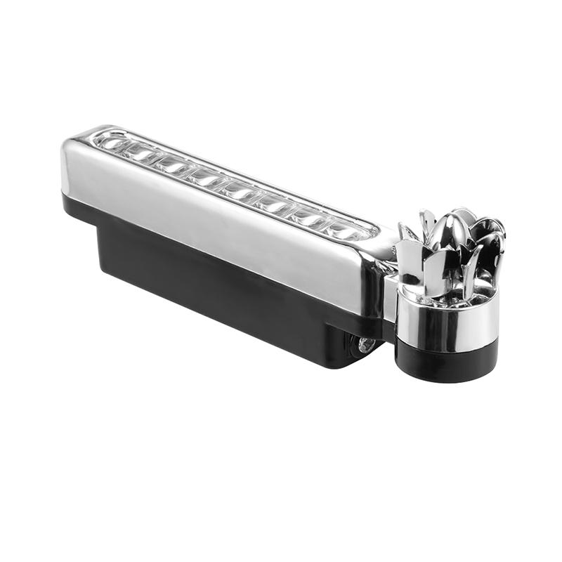 

2 X Running Automatic Wind Power 8 світлодіодних автомобільних ліхтарів мотоциклетних протитуманних денних ліхтарів 1pc