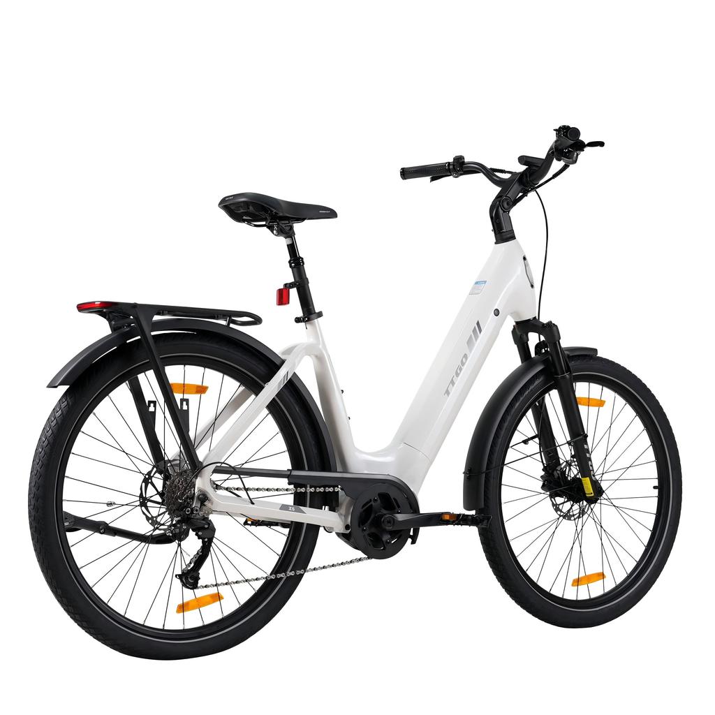 TTGO Z5 Electric Bike, 250W Motor, 36V 18Ah Battery, 27.5 Inch Tires, 25km/h Max Speed, 110-130km Max Range, Hydraulic Disc Brake, Shimano 9-speed