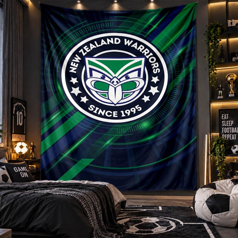 Wall Hanging Tapestry Wigan Warriors Print Cloth for Living Room Bedroom Home Decor