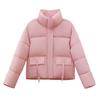 New Cotton-padded Jacket Women's Short Stand-up Collar Thick Plus-size Cotton-padded Coat In Autumn and Winter.