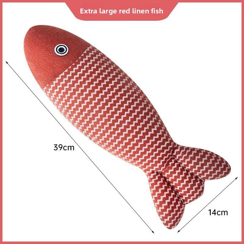 Cat Toys for Self-entertainment and Boredom, Catnip Simulation Fish, Little Cat Teeth Grinding and Cleaning, Cat Toys, Pet Cat Supplies
