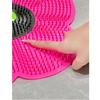 Suction Cup Silicone Bath Foot Brush Non-Skid Bath Back Cleaner Portable Foot Rubbing Board  Home
