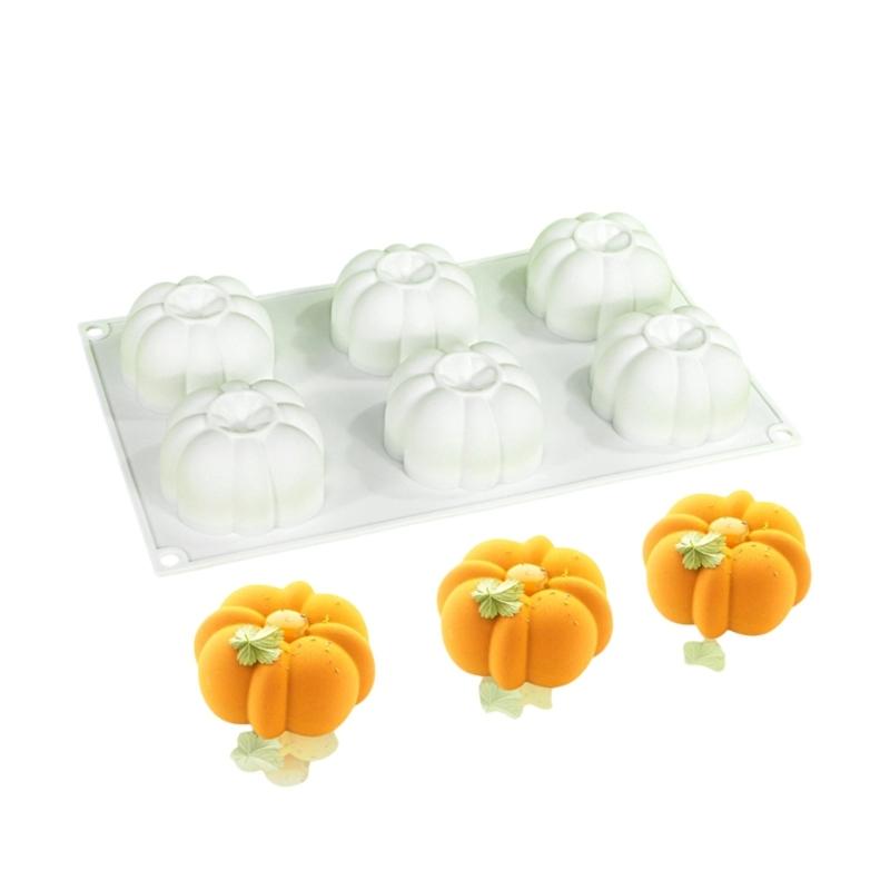 Food Grade Silicone Cake Mould With 6 Large Cavities Heat Resistant Baking Equipment For Family Party Treat