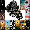 Phone Cover for Samsung Galaxy S25 S24 S23 FE Ultra Plus S7 Edge S25+ S23+ A56 5G Soft Case Sunflower Fresh Little Daisy Flower