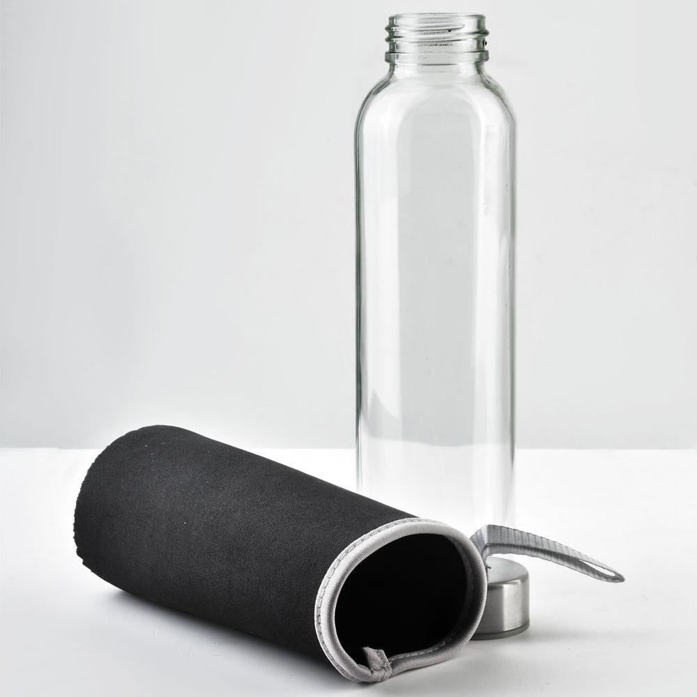 Glass Bottle for Drinks Water Juice Lemonade Cocktail Smoothie Bottle 0.49L