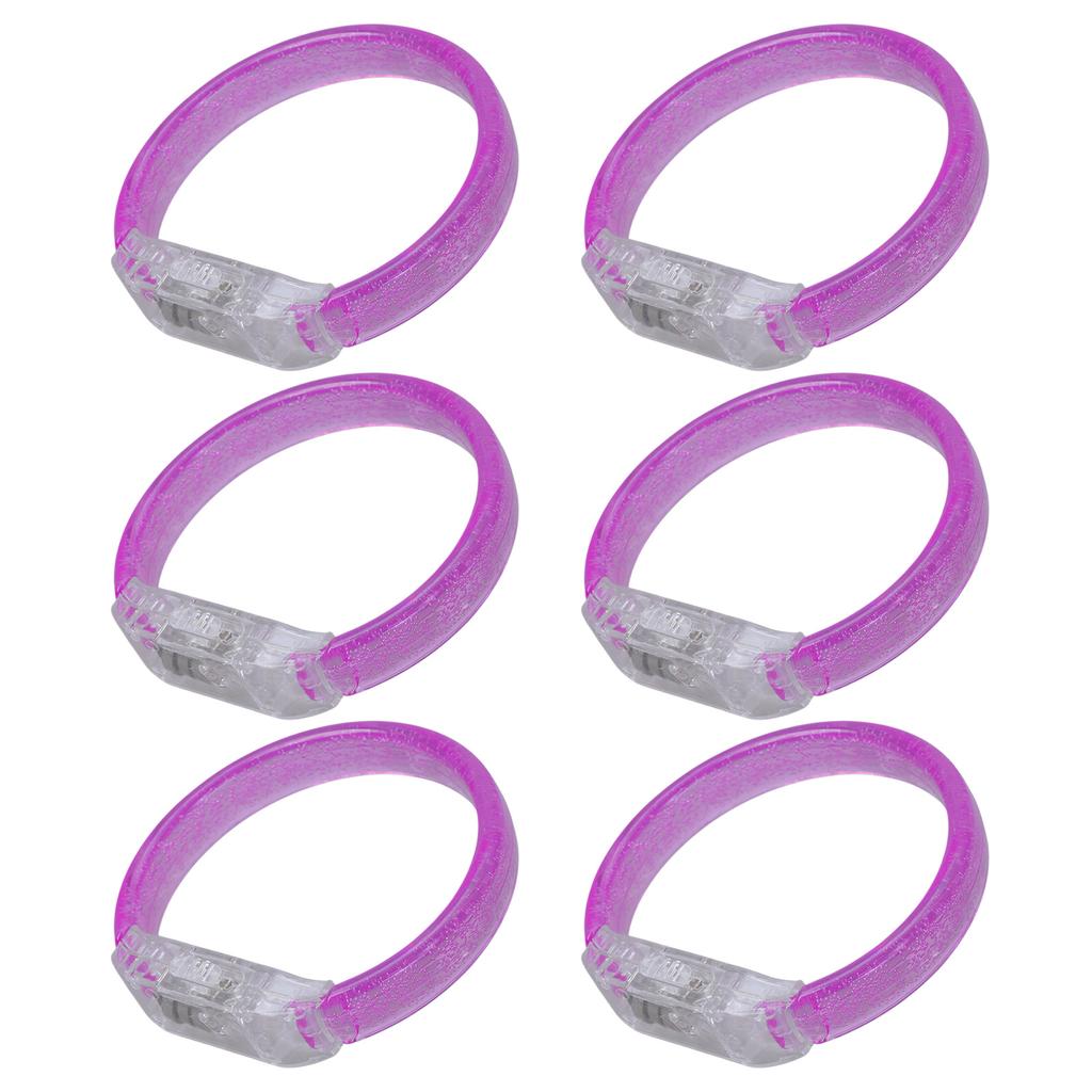 Pulseras LED Luminosas de Plástico Multicolores para Festivales de Música y Fiestas de Cumpleaños Accesorios Elegantes para Fiestas