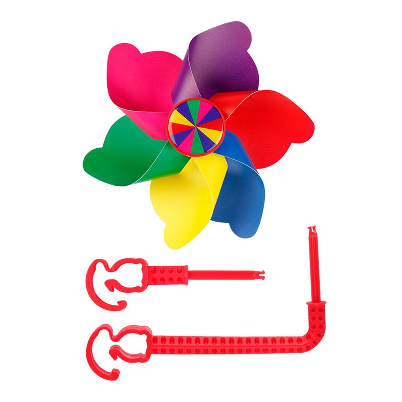 

Windmill Spinnings Cute Pinwheel Colorful Decors Bicycles Handlebars Pinwheel for Kids Bicycles Handlebars Pinwheel