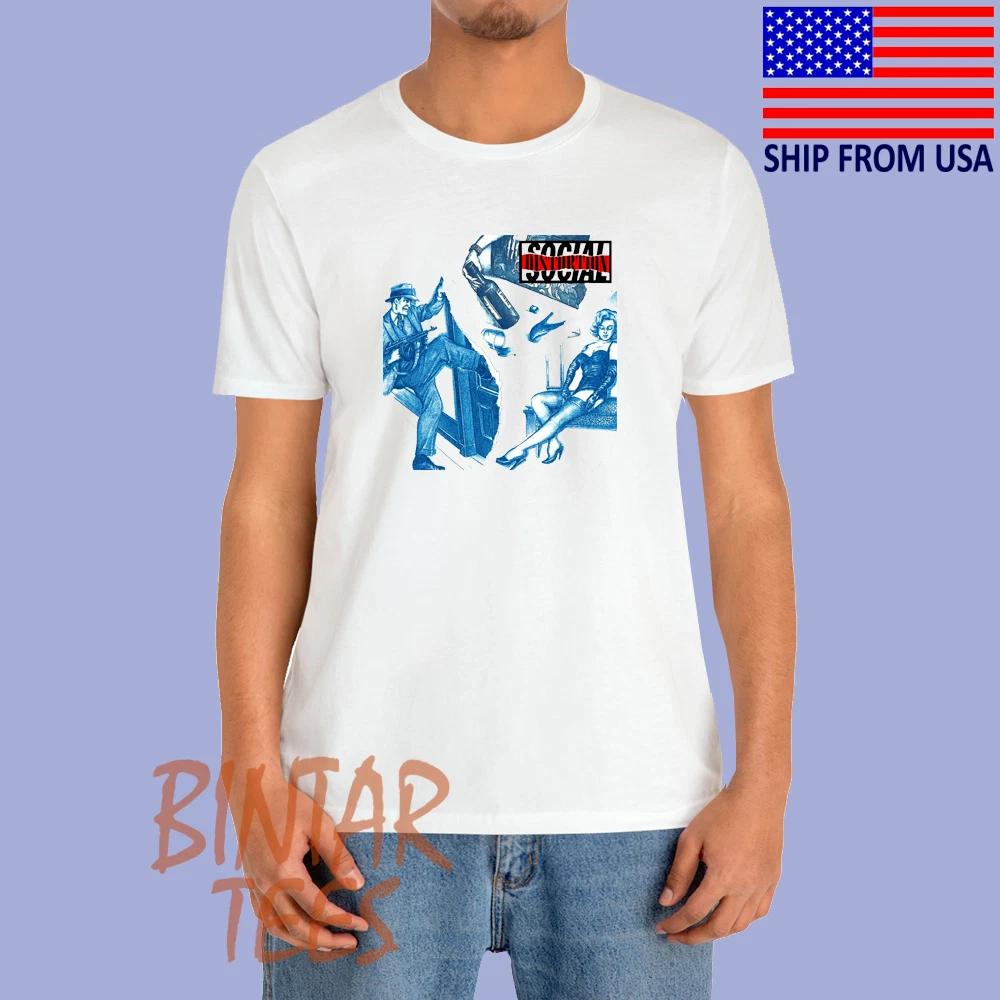 Social Distortion Men s White Size S to 5XL XL