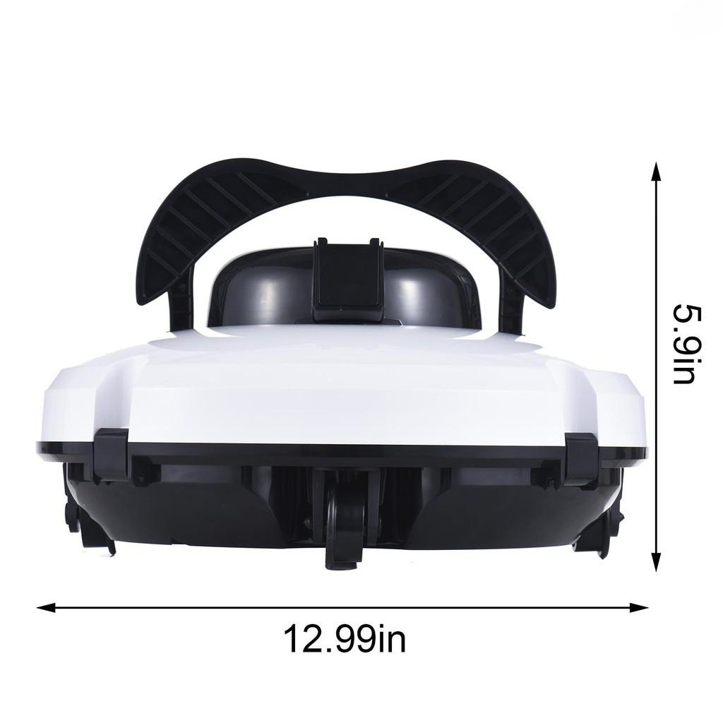 Cordless Robotic Pool Cleaner IPX8 Waterproof Pool Cleaning Robot Dual-Motor Strong Suction Automatic Pool Vacuum