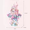Non-Toxic Sembo 822Pcs Flower Castle Assemblage Building Blocks Architecture Models Home Decorations Ornaments Gifts For Children Kids Toys