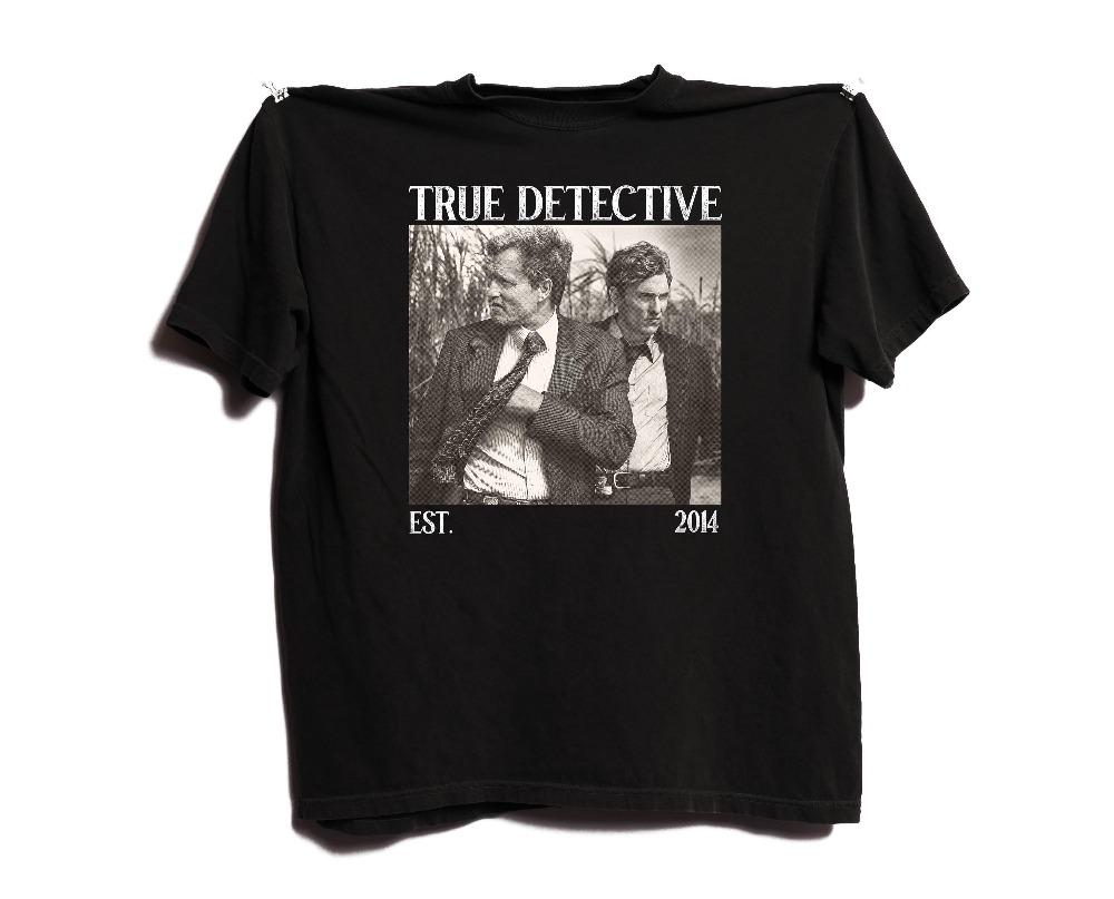 True Detective Tv Series Comfort Colors Tee Retro 90s Shirt Summer Unisexs And Unisexs Loose And Breathable Tshirt Top