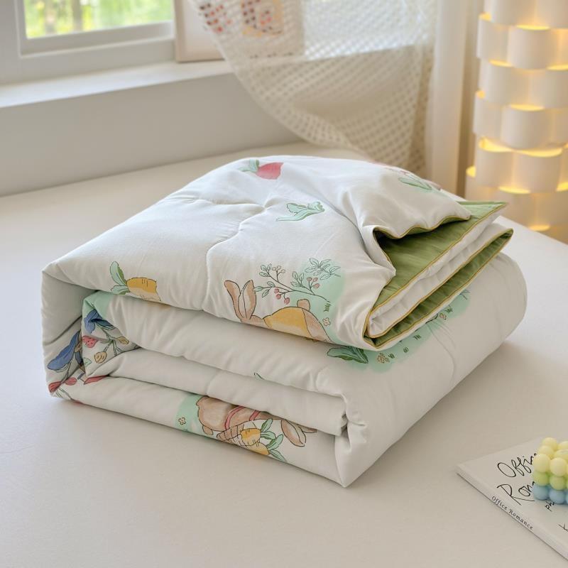 Dog Tulip Bear Rabbit Strawberry Fruit Pattern Printed Air Conditioner Quilt