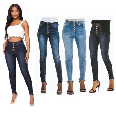 Jeans Frau Hohe Taille frauen Jeans Stretch Yırtık Klassische Hosen für Frauen Streetweed