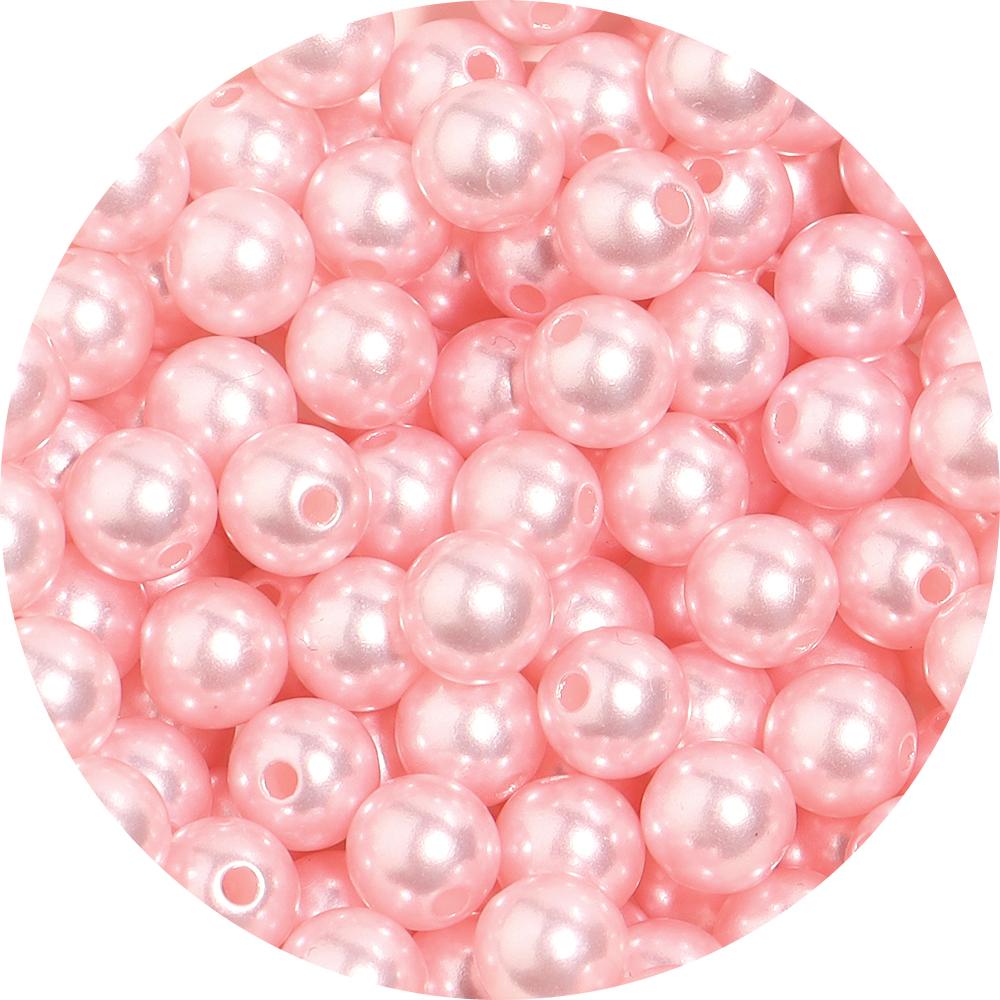 50-1000pcs/Lot 3/4/5/6/8/10/12mm Round Acrylic Plastic Beads ABS Imitation Pearl Beads Loose Spacer Bead For Jewelry Making