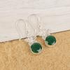 Green Onyx Earrings, 925 Sterling Silver Jewelry, Gift For Women Handmade Earrings Gemstone Jewelry