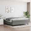 VidaXL Divan Bed with Mattress Dark Grey 180x200cm Fabric - Model 3144440