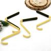 Christmas Stocking Holders Hooks Metal Fireplace Stocking Hanger Multi-Use Mantel Garland Clips for New Year Decorations