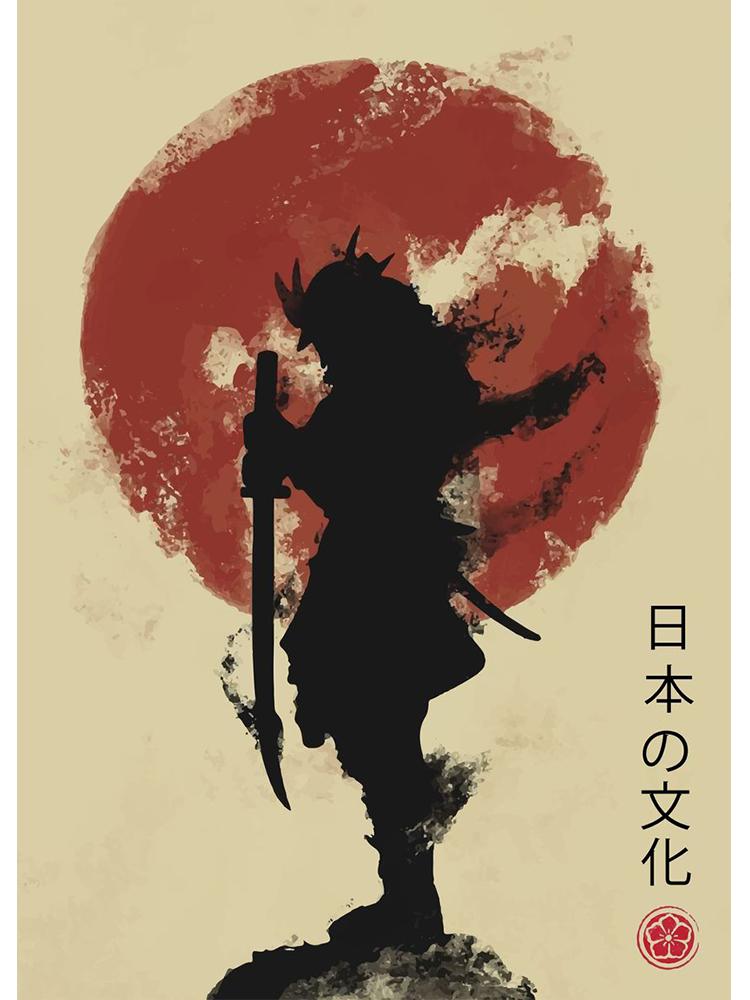 

Ретро Япония Культура Плакаты Холст Картина Японский Винтаж Настенная картина для современной гостиной украшения дома 21x30cm No Frame