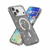 For iPhone 17 Pro Case Compatible with MagSafe Glitter Powder PC + TPU Phone Cover