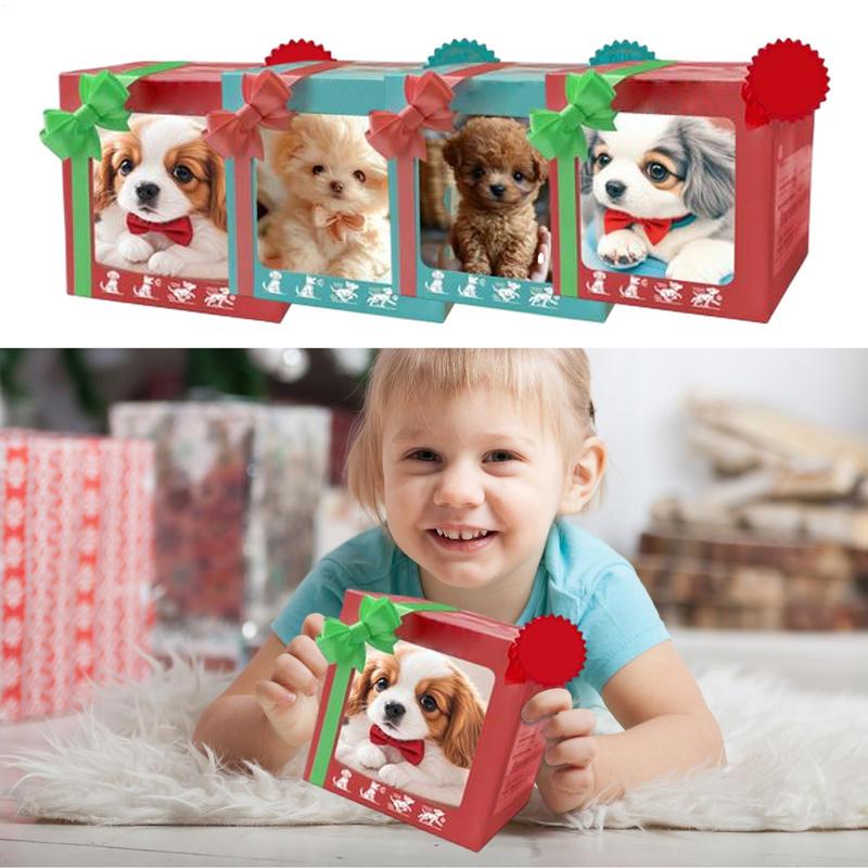 Robotic Dogs For Kids AI Robot Dog Doll Model Soft Plush Children Sleeping Doll Comfort Touch For Bedroom Sofa Decoration