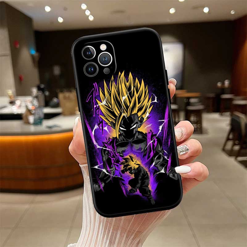 RE25 Dragon Ball Gohan New High-End Shell Phone Case for iPhone 16 15 14 13 12 Pro Max Plus Mini