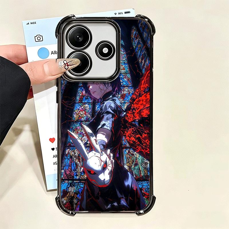 G-Ghouls Touka Kirishima Soft Phone Case For Xiaomi Poco X7 X8 Pro Max X6 X5 X3 F8 Ultra F7 M8 M7 M5S Redmi 15C 15A 15 14C 13C 1