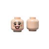 Building Block Minifigure Heads Set – Facial Expressions in Yellow