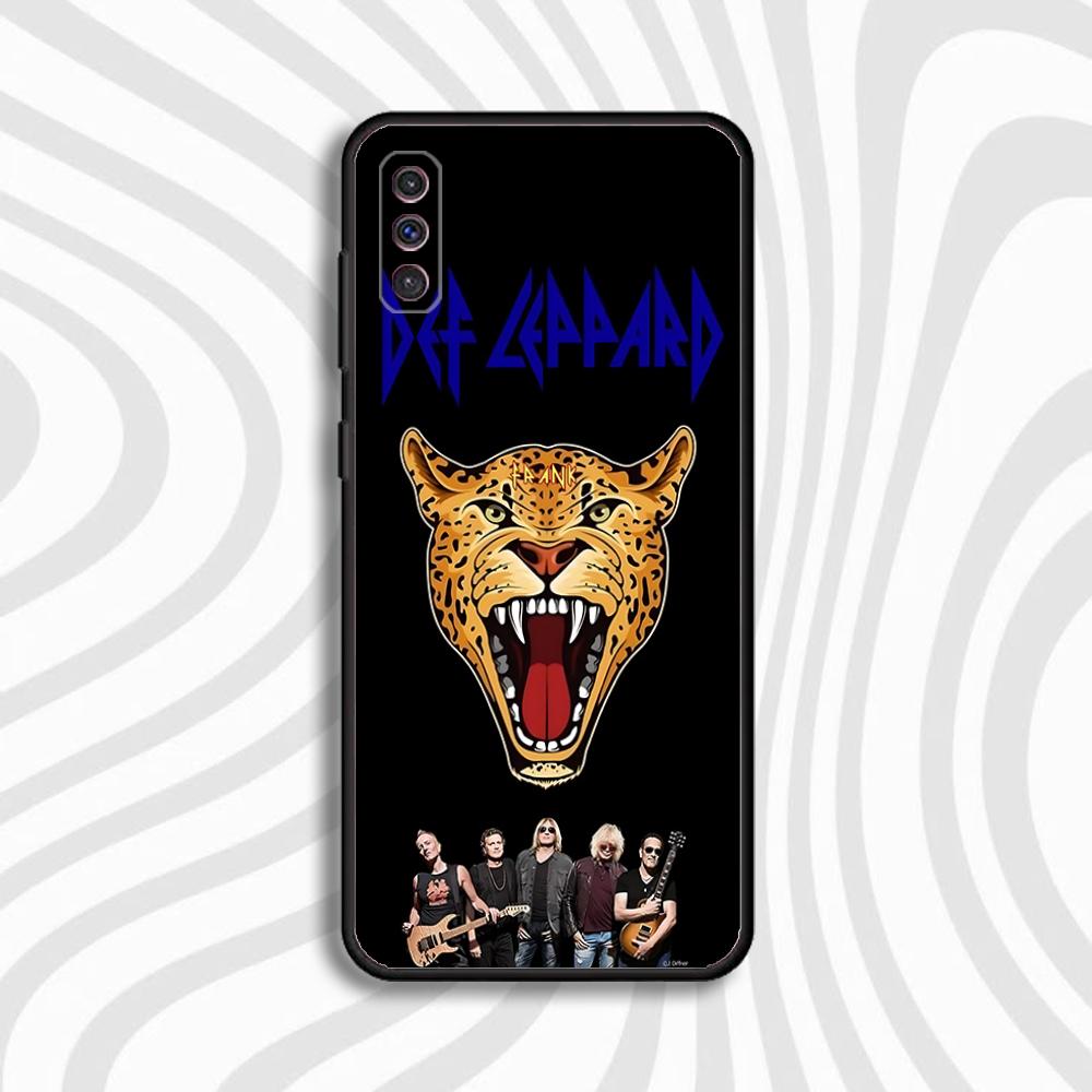 D-Def Band L-Leppard Phone Case For Samsung S 25,24,23,22,30,21,10,9,Ultra,Plus,Lite,FE,4,5 G Black Soft Case