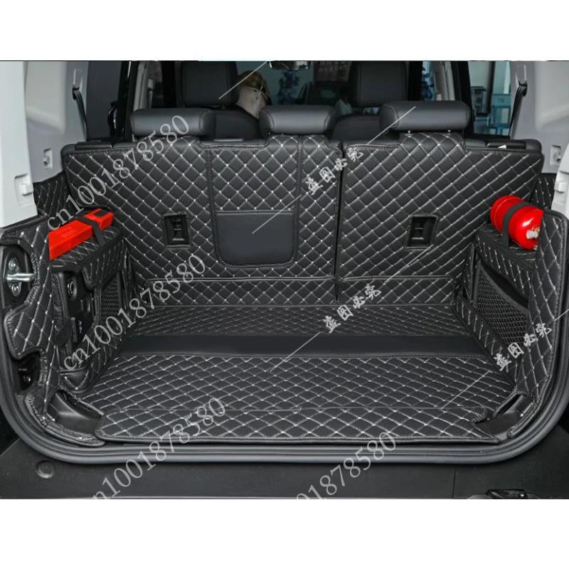 For Jetour T2 Traveler 2023 2024 Trunk Mats Leather Durable Cargo Liner Boot Carpets Interior Luggage Full Cover Car Accessories