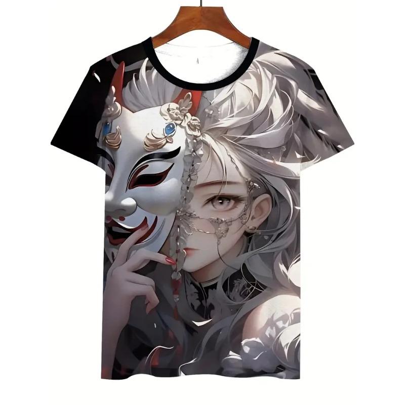New Anime 3D Printing T-Shirts Summer Men Women Short Sleeve Round Neck T Shirt