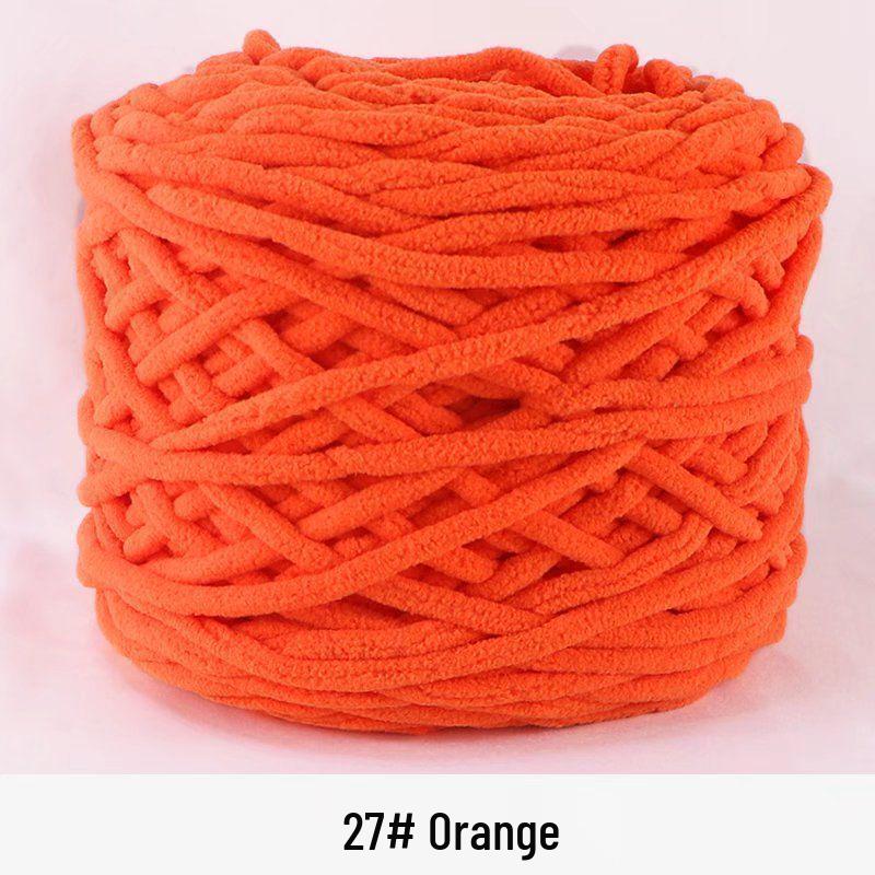 Handgjord Tjock Halsduksgarnboll - Mjuk DIY Stickning & Virkning