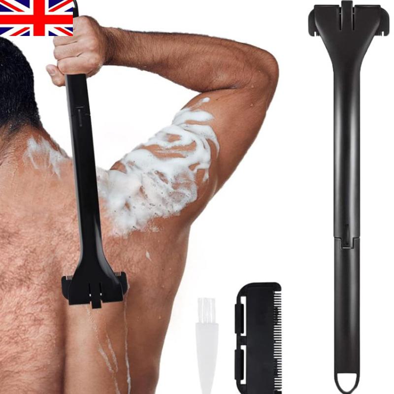 

Складная бритва для мужчин, бритва для сухого и влажного бритья, ручное удаление волос чёрный