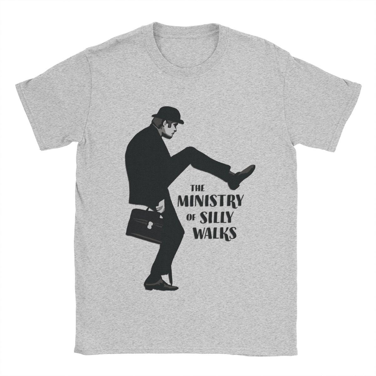 Модная футболка Monty Python The Ministry Of Silly Walks для мужчин, 100% хлопок, футболки с коротким рукавом, новая одежда 4XL
