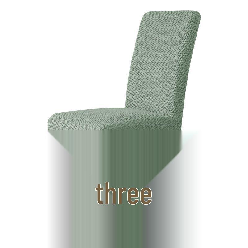 Plaid Jacquard Universal Chair Cover for Dining and Club Chairs