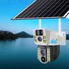 V380 Pro Edition Dual Lens Solar Surveillance Outdoor 4G Camera, European Style
