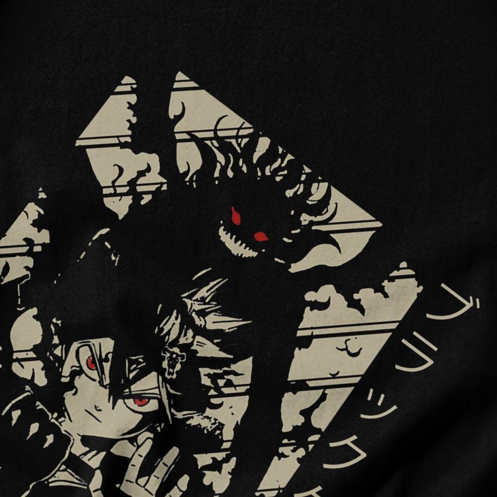 Men T Shirt Asta Black Clover Anime Manga Gifts Y2K Graphic Quality Unisex Tops T Shirts