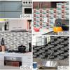 15cmX30cmX6PCS Waterproof Oilproof Wall Sticker Brick Tile Stickers