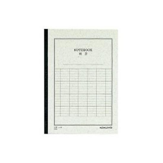 Statistical Size 6 40 6 vertical Part Order KOKUYO Notebook, (Semi-B5), sheets, lines, Number NO-4V, Number 51126469, Manufacturer